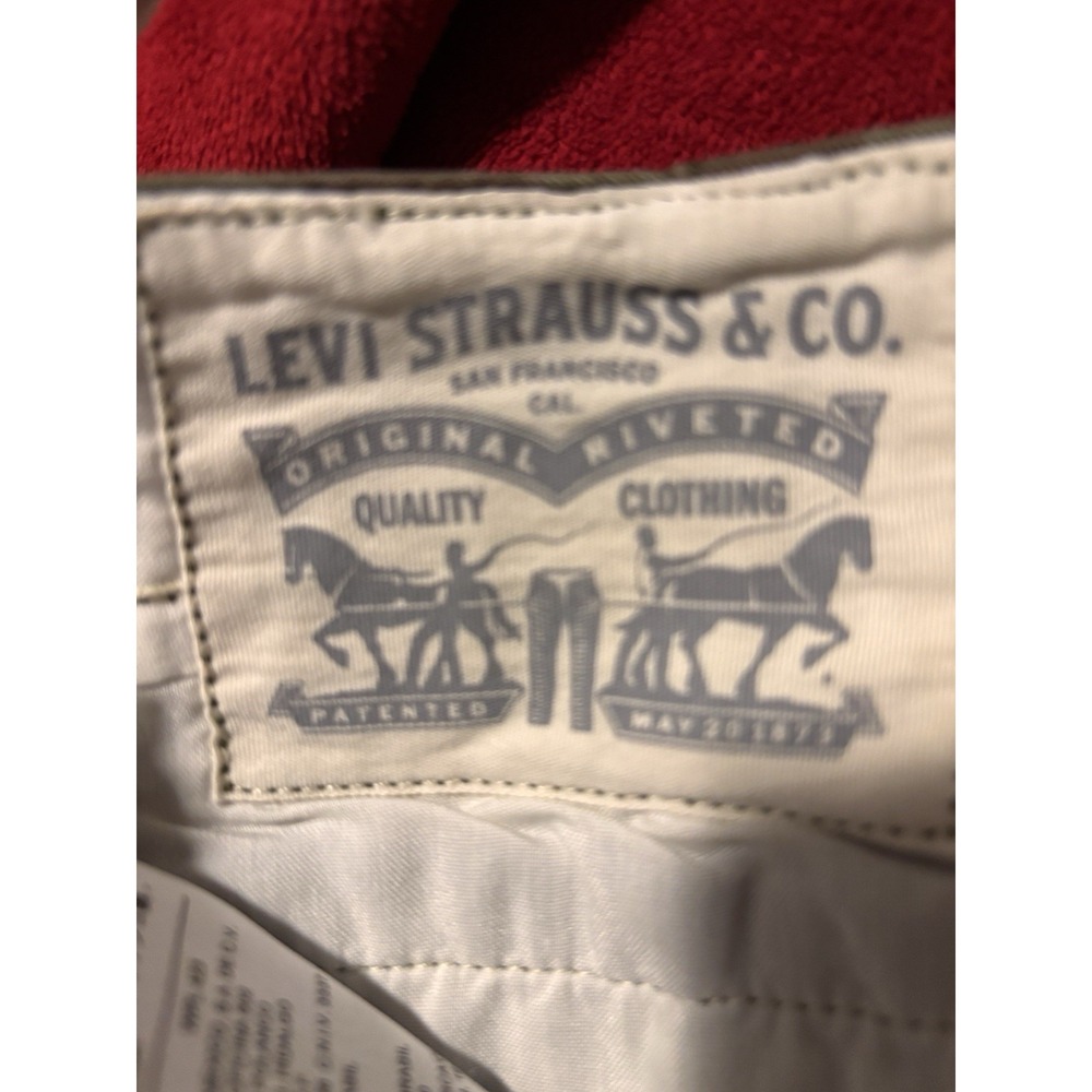 Levi Strauss Green Camo Cargo Shorts 32x10 Carrier Pockets Hunter Gorpcore Y2K - Picture 8 of 12
